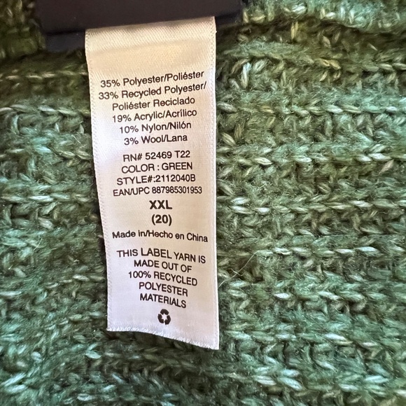 Scoop NYC Green Sweater Set - Picture 6 of 7